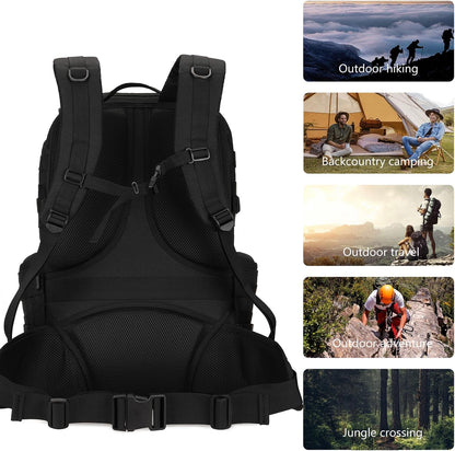 50L Military Tactical Backpack Hiking Waterproof Backpack Large Military Pack 3 Day Assault Pack Molle Bag Rucksack