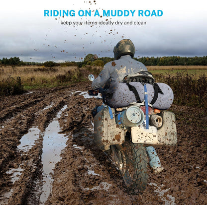 Gonex 40L 60L 80L Extra Large Waterproof Duffle Travel Dry Duffel Bag Heavy Duty Bag with Durable Straps & Handles for Kayaking Paddleboarding Boating Rafting Fishing