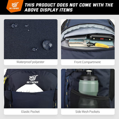 SKYSPER Hiking Daypack 30L Camping Backpack, Day Packs for Men Women Travel Outdoor Camp