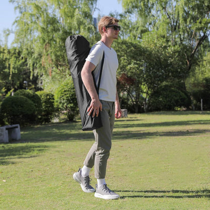 Oversized Folding Camping Chairs - 450 LBS Support Heavy Duty Camp Chair with Padded Cushion, Portable Outside Chairs with Carry Bag，Cooler, Cup Holder for Outdoor, Lawn, Sports - Black