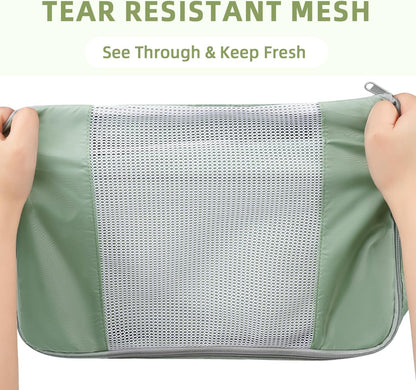 BAGAIL 6 Set/8 Set/10 Set Packing Cubes Various Sizes Packing Organizer for Travel Accessories Luggage Carry On Suitcase