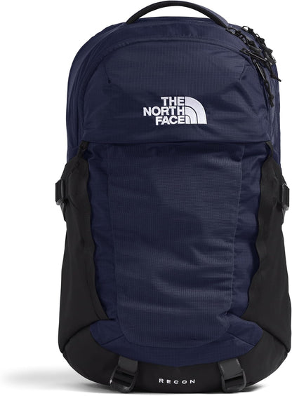 THE NORTH FACE Recon Everyday Laptop Backpack | Daypack with Water Repellent Finish, 16" Laptop Sleeve, 2 Water Bottle Pockets, TNF Navy/TNF Black-NPF, One Size