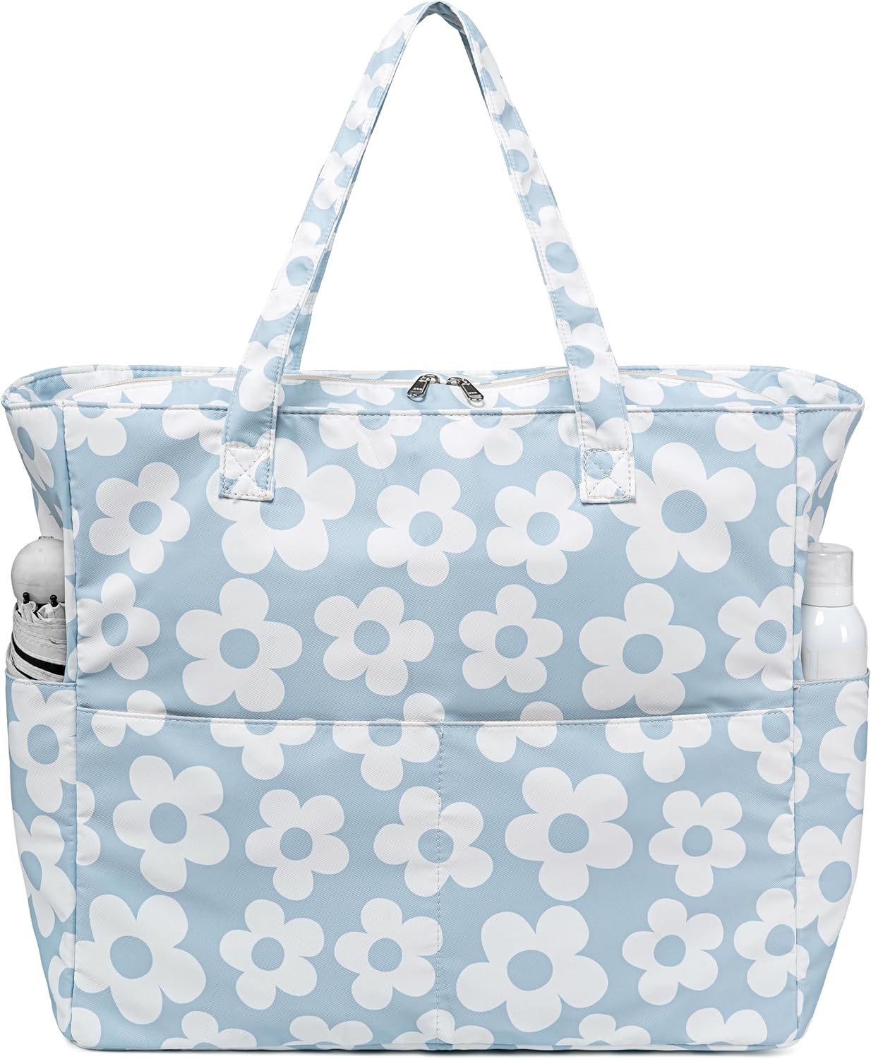 Beach Pool Bags Tote for Women Ladies Large Gym Tote Carry On Bag With Wet Compartment for Weekender Travel Waterproof