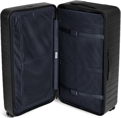 Away Large Trunk Luggage, 31 Inch Hardside Suitcase with Spinner Wheels, Lightweight & Durable, TSA Lock, Ideal for Long Trips, Jet Black