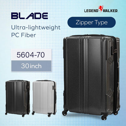 LEGEND WALKER BLADE-Ultralight PC Fiber Luggage 30-inch, White Carbon, 5604-70-WHCB