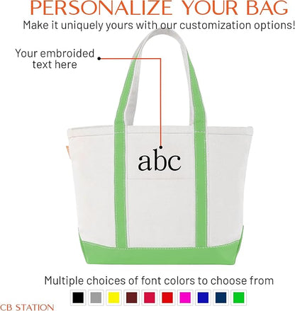 CB STATION Medium Classic Canvas Tote Bag - Image 5