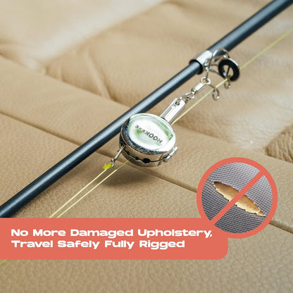 HOOK-EZE Fishing Knot Tying Tool | Protect from Fish Hooks | Tie Fishing Knots Easily | Cool Gadgets for Fishermen | Ice Fly Fishing | Fishing Accessories for Beginner Anglers | Nail Knot Tool