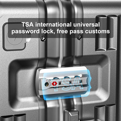 Zipperless Luggage, Polycarbonate Aluminum Hard Shell, Expandable Carry-On Suitcase with Spinner Wheels, Hard Shell Suitcase, 24 Inch Cabin