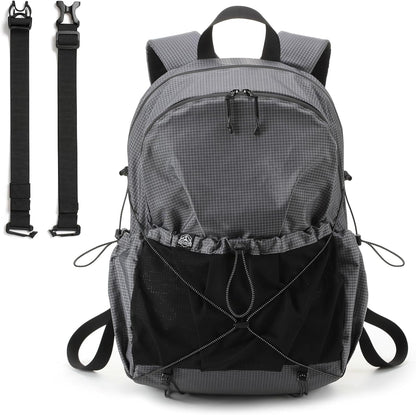 Lightweight Hiking Backpack, Camping Backpack 20L Small Backpacks Water Resistant Daypack for Women Men (Grey)