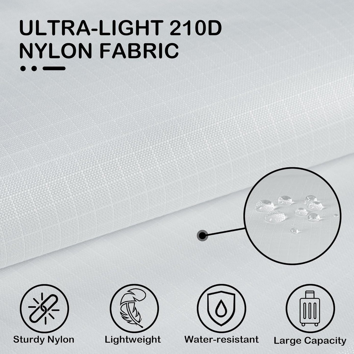 Cipway Compression Packing Cubes, Ultralight Luggage Organizer Bags with Laundry Bags and Clear Toiletries Bag,Travel Essentials for Carry on Suitcase (6 Piece,White)