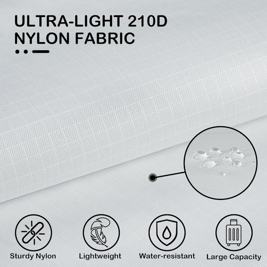 Cipway Compression Packing Cubes, Lightweight Travel Luggage Organizers with Shoe Bag, Toiletry Bag & Laundry Bag, Travel Essentials for Carry on Suitcase (8 Piece,White)