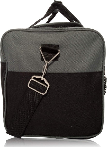 DALIX 21" Blank Sports Duffle Bag Gym Bag Travel Duffel with Adjustable Strap in Gray