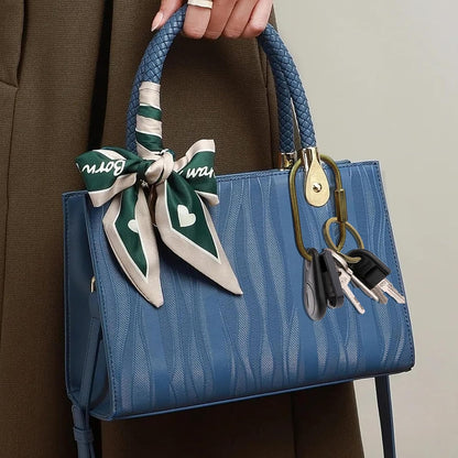 Key Chain, Brass Key Rings 2 Pack Screw Lock Key Organizer with 4 Rings Carabiner Keychain Clip for Men and Women