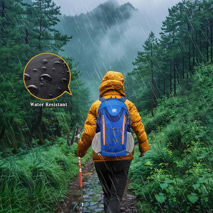 35L Hiking Backpack, Camping Backpack for Adventures, Blue