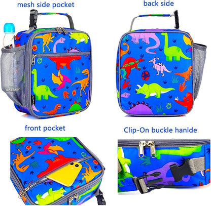 FlowFly Kids Lunch box Insulated Soft Bag Mini Cooler Back to School Thermal - Image 4