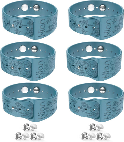 Hion Motion Sickness Bracelets Sea Sickness Wristbands for Motion Sickness/Morning Sickness/Pregnancy Nausea Anti Nausea Wristband Acupressure Nausea Bands Motion Sickness Bands（3Pairs-Bule）