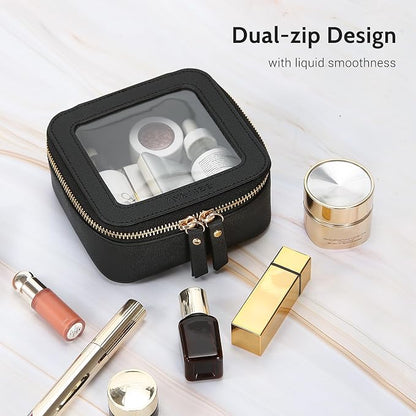 Aveniee Mini Clear Makeup Bag, Small Cosmetic Bags Travel Toiletry Pouch - Image 5
