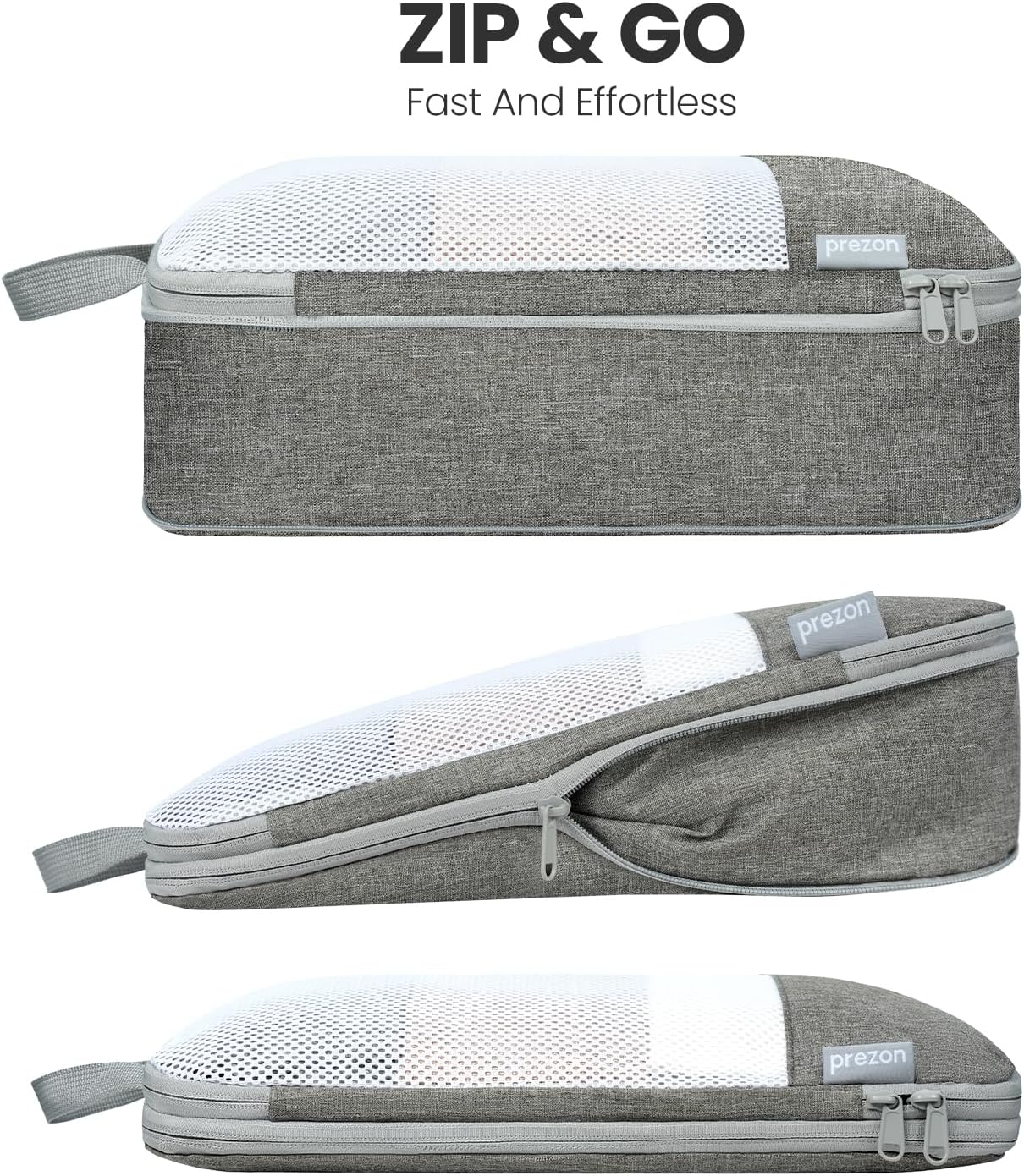 8 Set/6 Set/4 Set Compression Packing Cubes for Travel, Lightweight Vacation Travel Essentials, Travel Accessories for Suitcase Organizer Bags Set, Durable Luggage Organizer