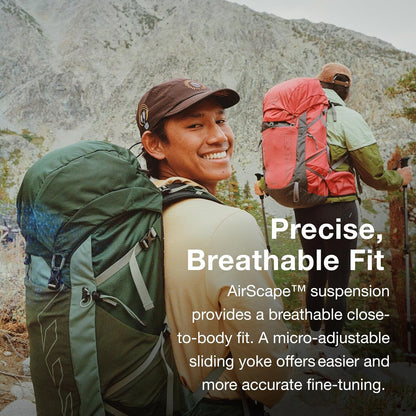 Osprey Talon 33L Men's Lightweight Hiking Backpack with Hipbelt, Phantom Grey/Dark Charcoal