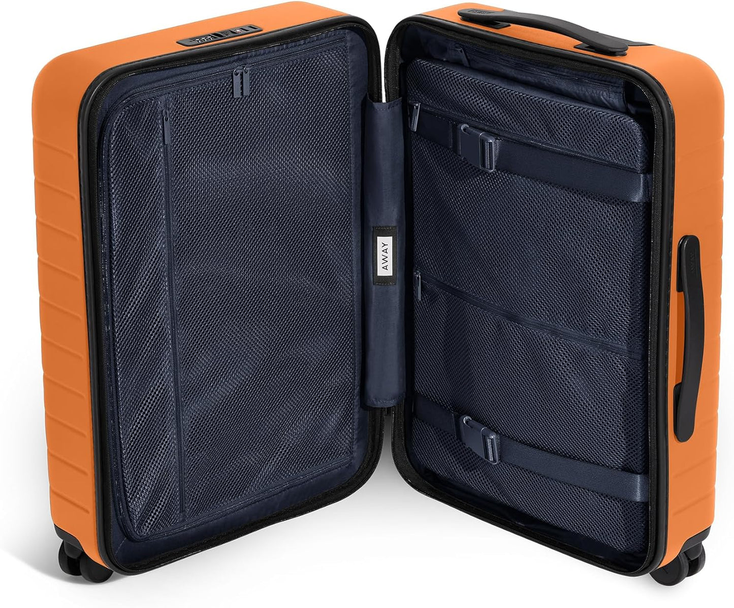 Away Bigger Carry-On Luggage, Lightweight Hardside Large Suitcase with Spinner Wheels, TSA Lock, Airline Approved, Sorbet Orange