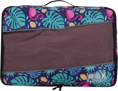 5 Set Packing Cubes for Travel Large Suitcase Luggage Organizer Bags Travel Accessories Vacation 4 Cubes 1 Laundry Pouch Bag