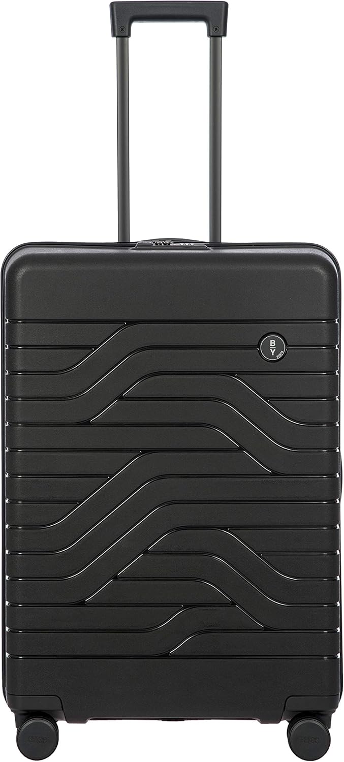 Bric's 28" Expandable Spinner Suitcase - Travel Luggage with TSA-Approved Lock and Hard Shell Exterior - B|Y Ulisse - Black