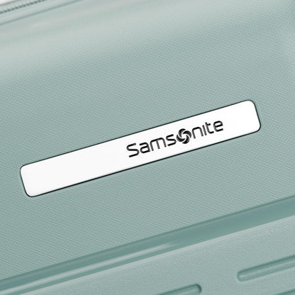 Samsonite Elevation Plus - Medium Hardside Luggage - Scratch Resistant Polypropylene Shell, RightHeight™ Adjustable Handle, Integrated AirTag Holder, TSA Lock, WetPak™ Compartment - Cypress Green