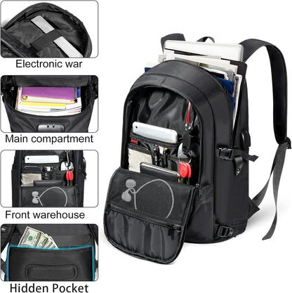 Tzowla 35 Liter Anti Theft with USB Charging Port Laptop Backpack