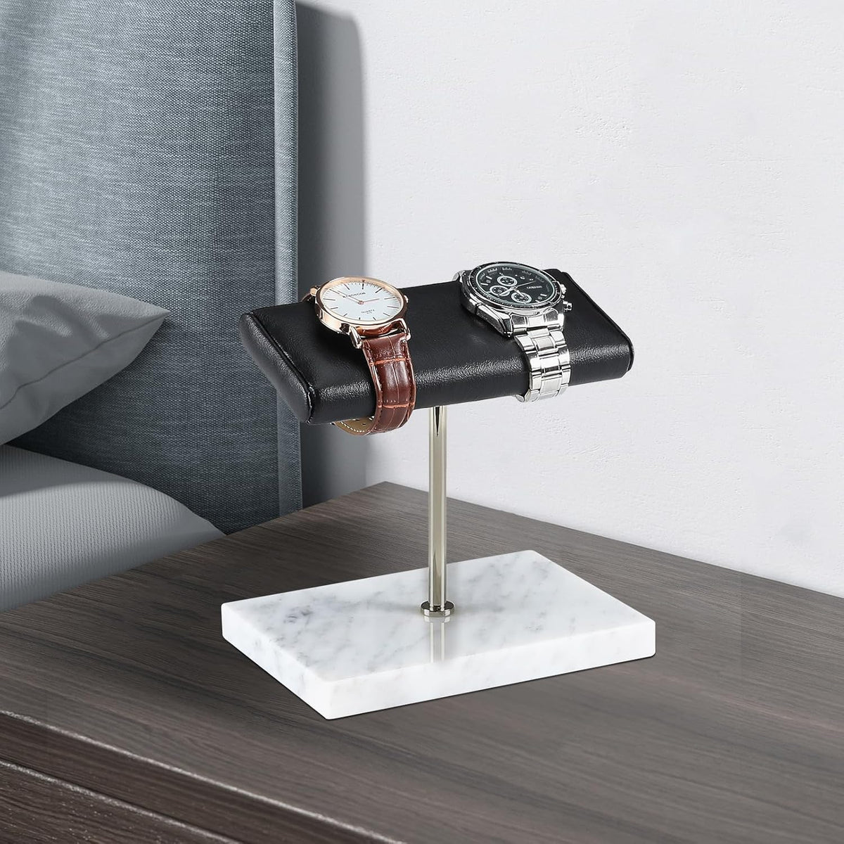 LYS&LYX Watch stand watch display stand watch holder watch Handcrafted watch holder (2--white/silver/black)