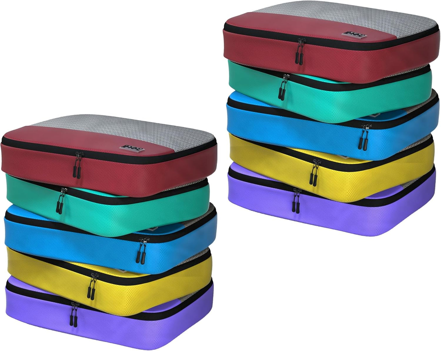 Large Packing Cubes for Travel - 10pc Packing Cubes for Suitcases - Lightweight Luggage Organizer Bags