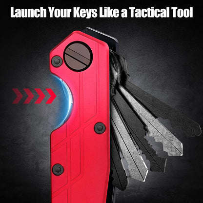 Key Organizer for Men Compact Key Holder Minimalist Key Case Metal Key Chain Key Holder for Keychain Secures 2-5 Keys