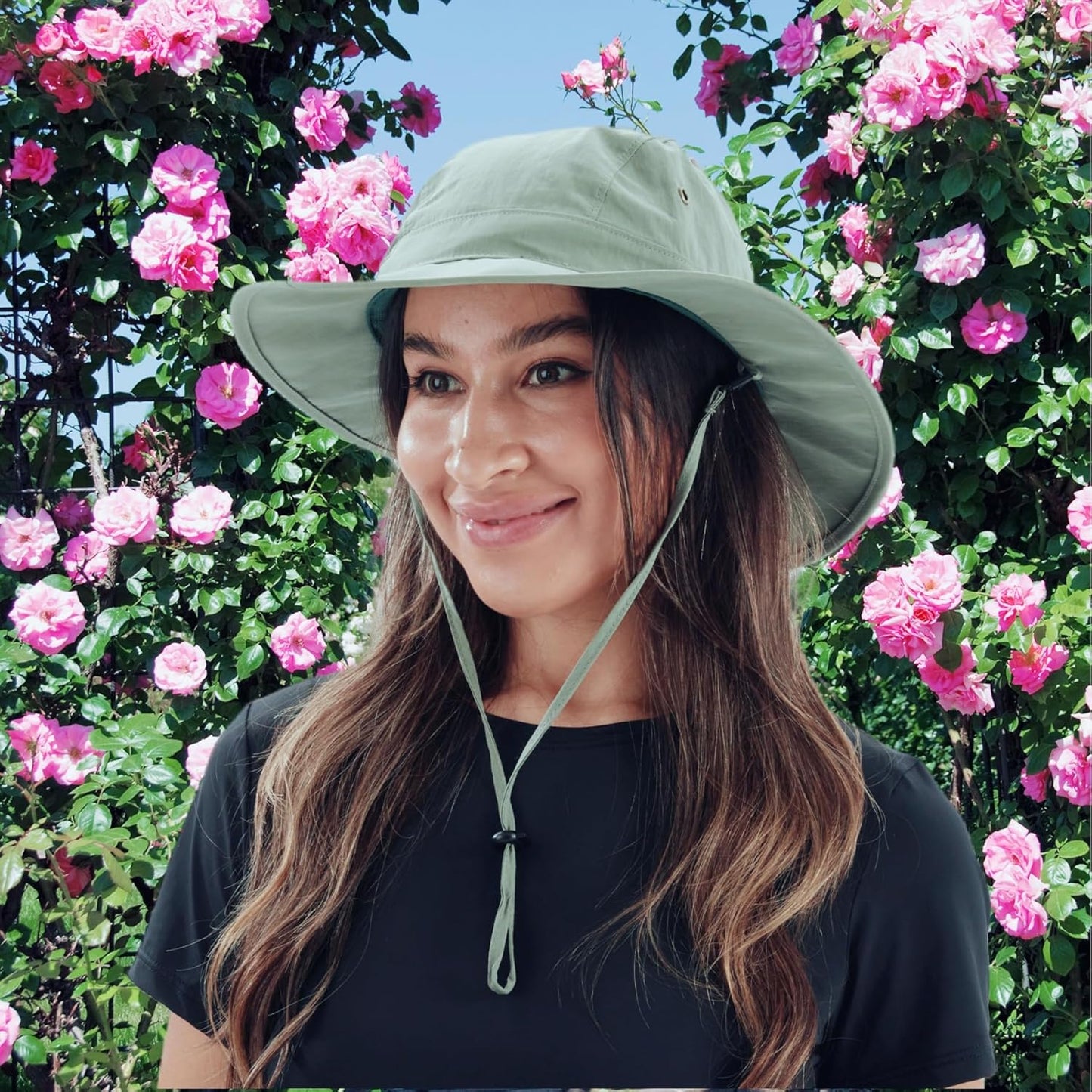 Home Prefer Summer UPF 50+ Men's Bucket Sun Hat Wide Brim Fishing Hat Safari Hat