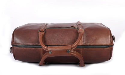 Leather Duffel Bag for Men & Women Travel, Weekend, Overnight, Gym Bag