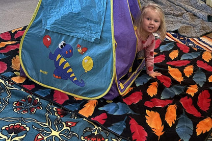 DOWN UNDER OUTDOORS Large Waterproof Windproof Extra Thick 350 GSM Quilted Fleece, or Sherpa Stadium Blanket