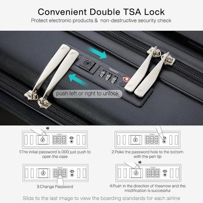 Hanke Grace Carry On Luggage - Image 5
