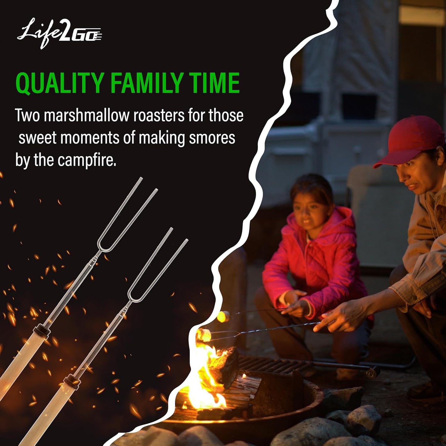 30 Pcs Camp Cooking Utensil Set & Outdoor Kitchen Gear Cookware Kit, Portable Compact Carry Case for Camping, Hiking, Travel, BBQ Grilling Stainless Steel Accessories Spoon & Fork, Navy