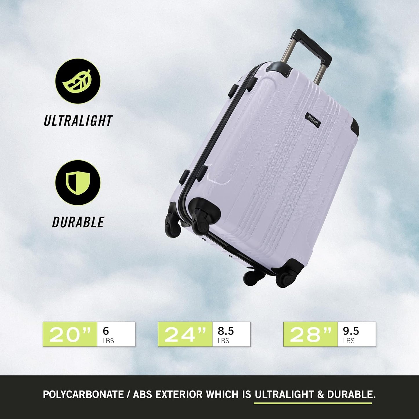 Kenneth Cole REACTION Out of Bounds, Lavender, 2-Piece Set (20" & 28")