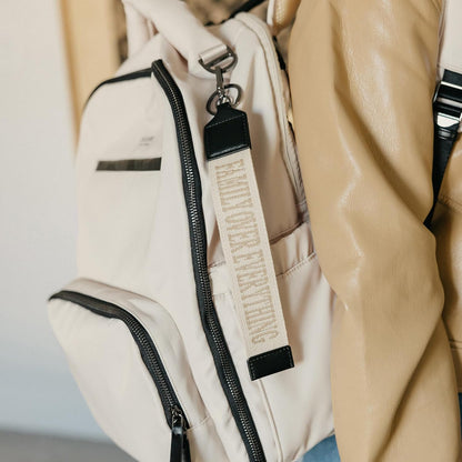 JuJuBe x Witney Carson - New Classic Diaper Bag Backpack with Portable Changing Pad, Stroller Straps, Large Travel Backpack, Carrying Baby Bottles, Wipes, Diapers, Cloud, Mothers Day Gift