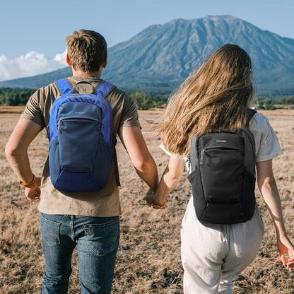 G4Free Packable Hiking Backpack 20L Lightweight Foldable Travel Daypack with Thickened Back Panel for Men Women(Black)