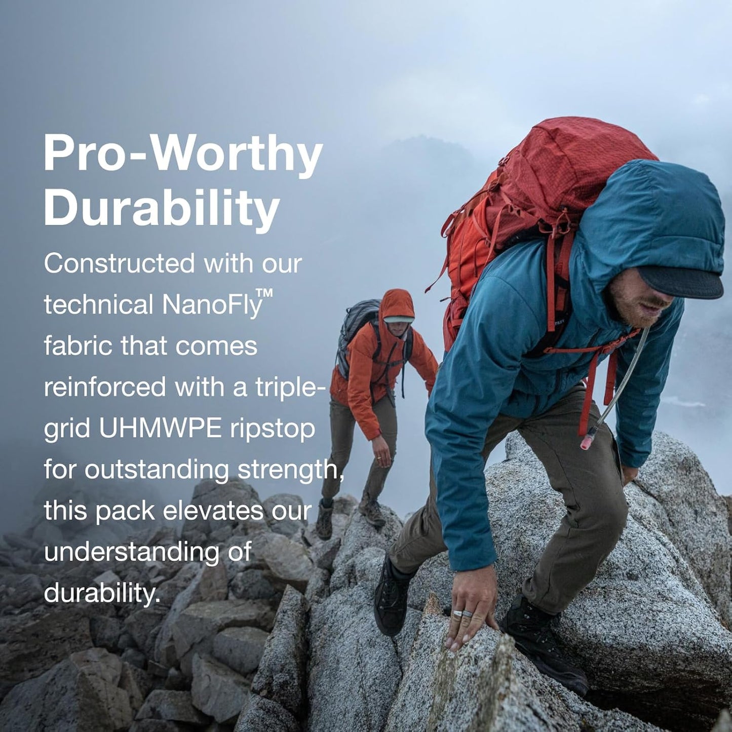 Osprey Talon Pro 30L Men's Hiking Backpack with Hipbelt, Mars Orange