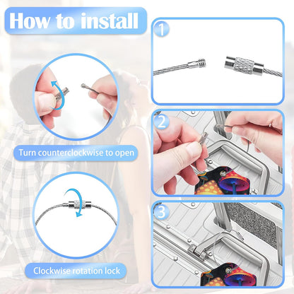 Set of 2 Colorful Mushrooms at Night Luggage Tags for Suitcases, Colorful Mushrooms Leather Suitcase Tag Name Identifiers Labels for Travel Bag Baggage Backpack