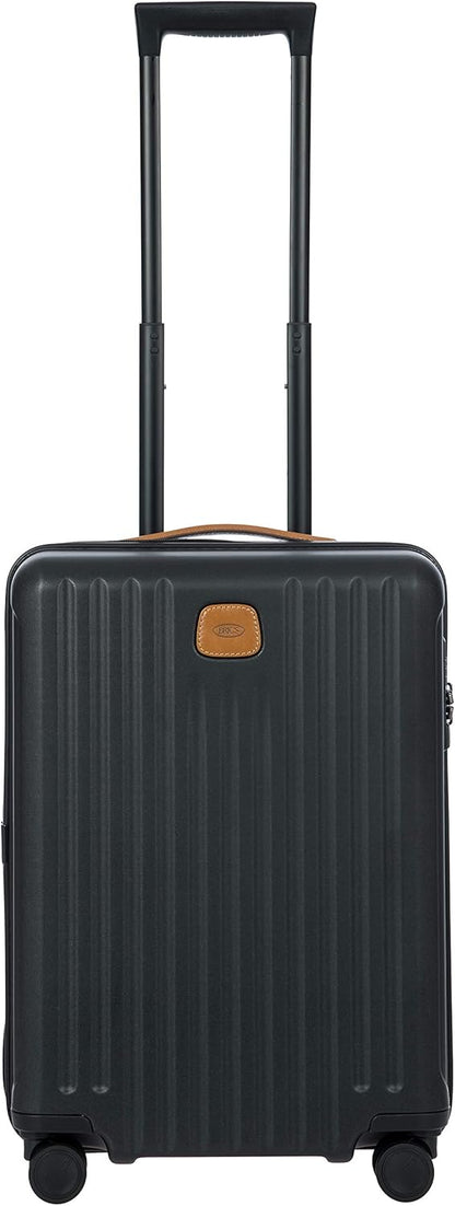 Bric's Capri 2.0 21-Inch Spinner - Luxury Carry On Luggage With Spinner Wheels - Lightweight Suitcases with Wheels Made From Durable Polycarbonate - Matte Black