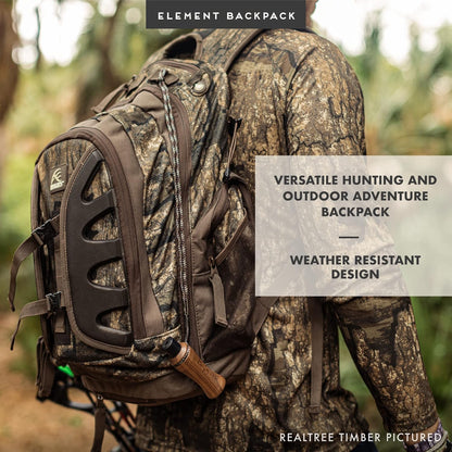 Insights Hunting by frogg toggs - The Element, Heavy Duty 1,831 Cubic Inch Hiking Fishing Camping Hunting Backpack, Realtree EXCAPE