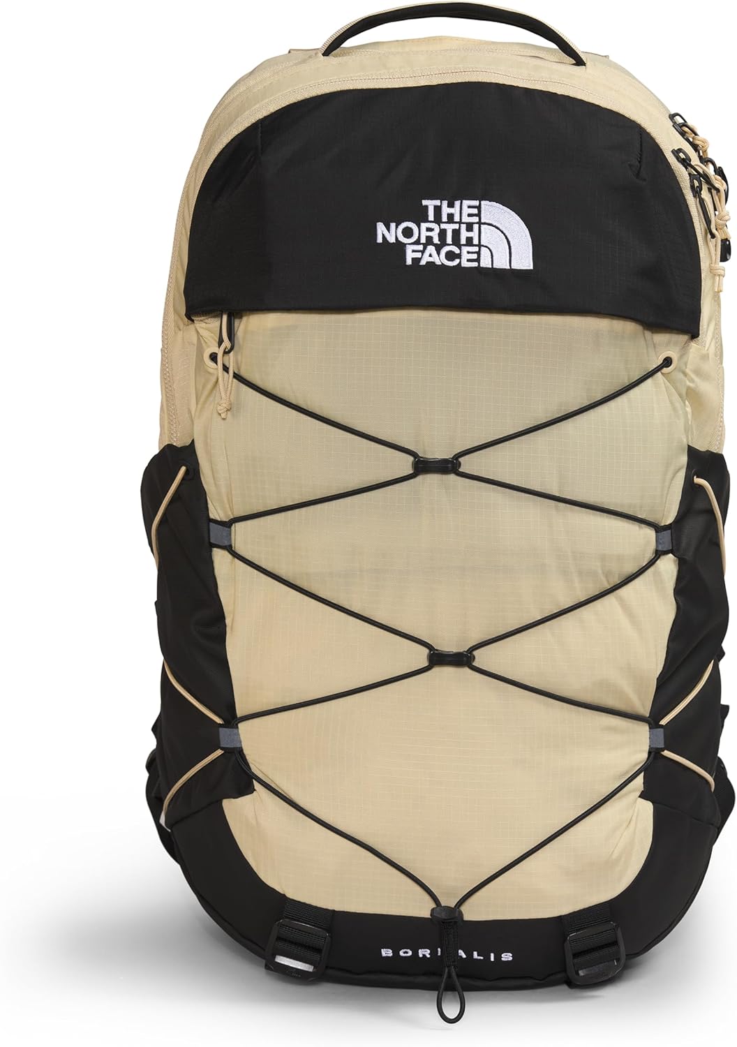 THE NORTH FACE Borealis Commuter Laptop Backpack | Water Repellent Finish, 16" Laptop Sleeve, Large Main Compartment for Everyday Carry, Gravel/TNF Black-NPF, One Size