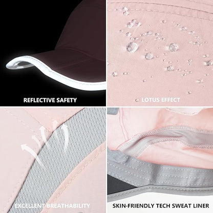 GADIEMKENSD Reflective Folding Outdoor Hat Unstructured Design UPF 50+ Sun - Image 6