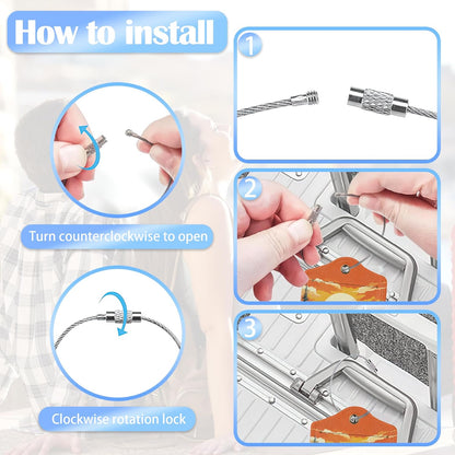 Vintage Mountain 2 Pack Luggage Tag for Suitcase, Cute Unique Leather Bag Tags Identifiers Privacy Cover ID Label with Durable Steel Loop for Women Men Kids Girls Travel