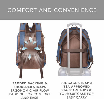 Ama Dablam Premium Original Canvas Backpack/ 17”Laptop/XL-30L/ Many Pockets | Strong Zippers | Thick Cotton | College Travel