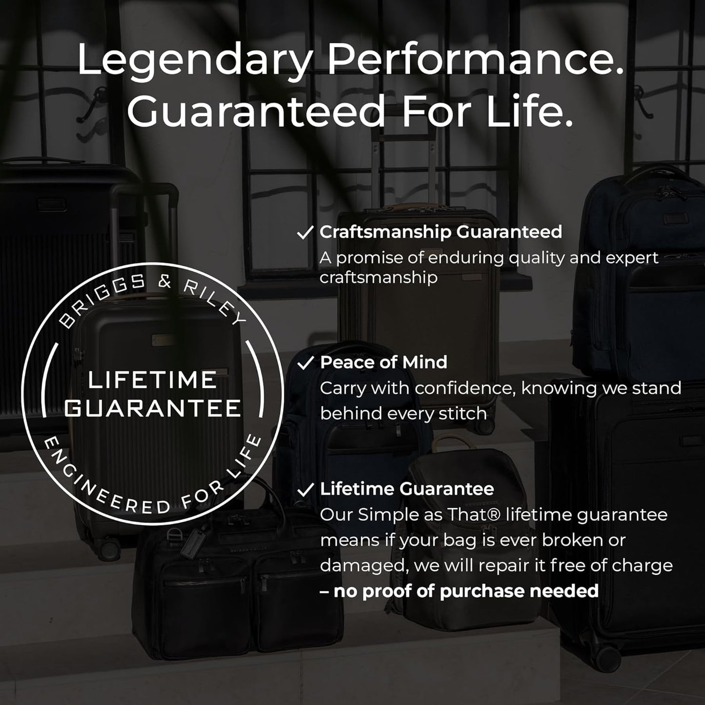 Briggs & Riley 29" Large Expandable Spinner - Checked Luggage for Travel, Suitcases with Wheels, Softside Rolling Bag for Men & Women, Self-Repairing Zipper - Baseline Collection, Olive