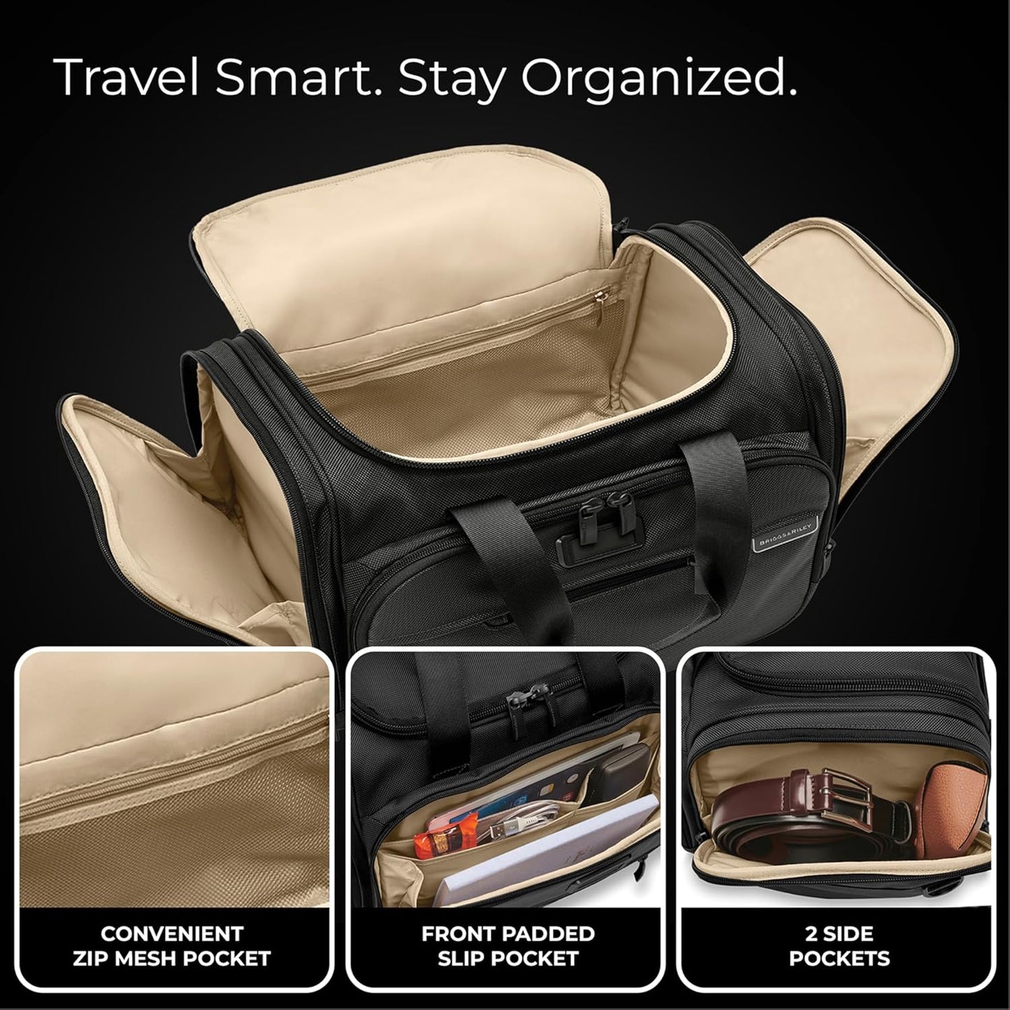 Briggs & Riley Travel Duffel Bag - Weekender & Overnight Luggage for Women & Men, Softside Bag