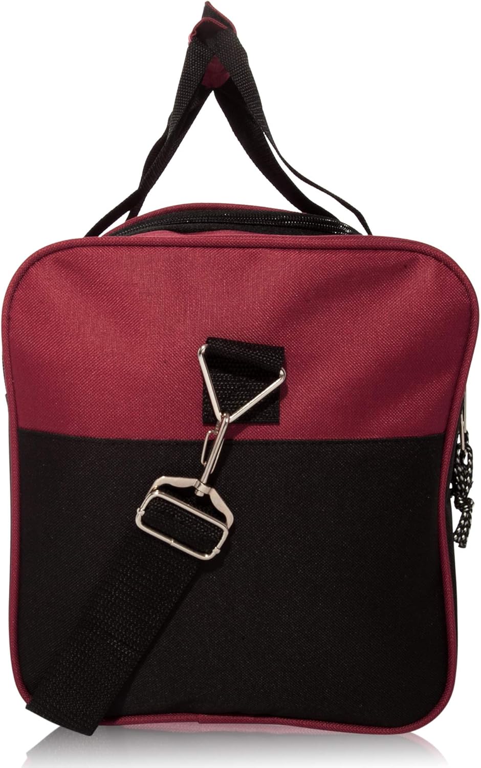 DALIX 21" Blank Sports Duffle Bag Gym Bag Travel Duffel with Adjustable Strap in Maroon